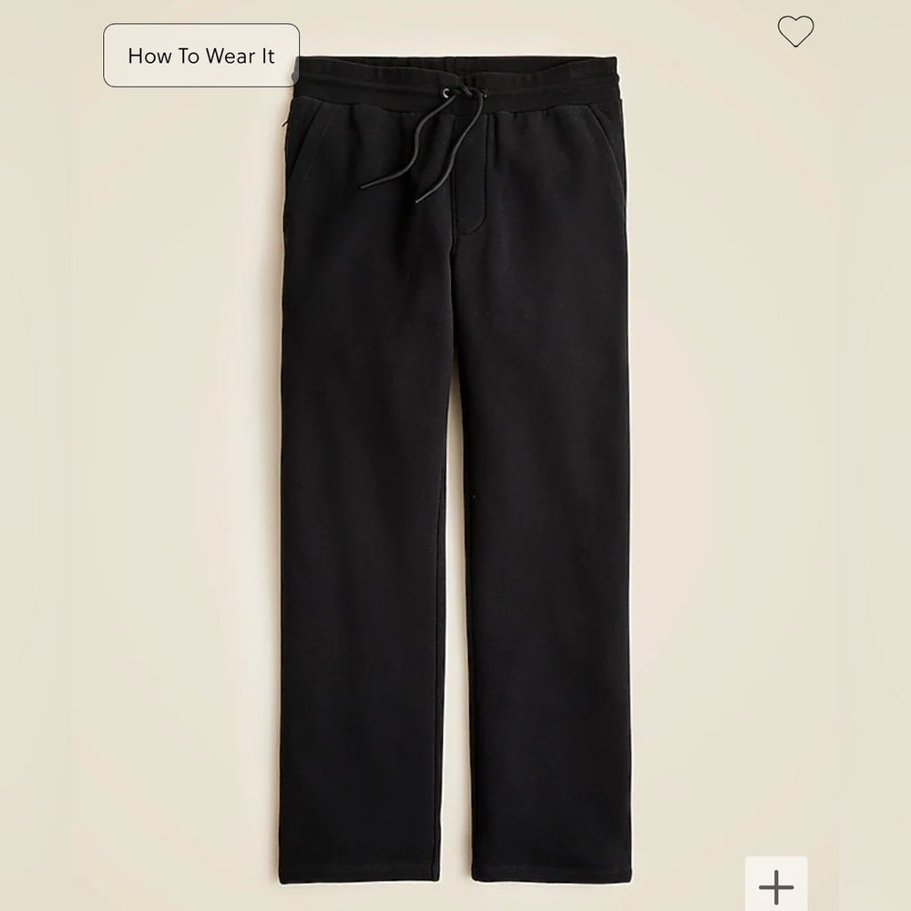 J.Crew Men's Sweatpants Black NWT Size M